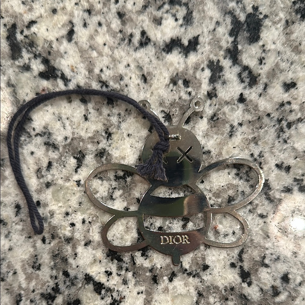 Dior Silver Bee Keychain